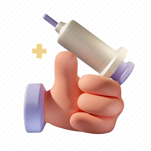 Good vaccine, vaccination, syringe, health 3D illustration - Download on Iconfinder