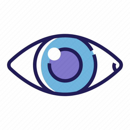 Eye, eyeball, eyesight, iris, optical, see, vision icon - Download on Iconfinder