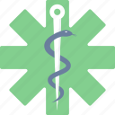 logo, medical, asclepius, health, healthcare, hospital