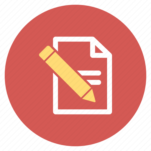 Edit records, pencil, record, signature, subscribe, write, writing icon - Download on Iconfinder
