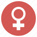 female symbol, girl, lady, sex, venus, woman, women