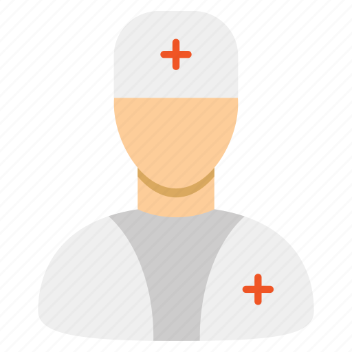 Doctor, health, medic, orderly, paramedic, physician, first aid man icon - Download on Iconfinder