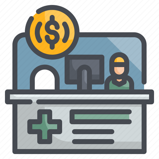 Counter, cash, pharmacy, drugstore, dispensary icon - Download on Iconfinder
