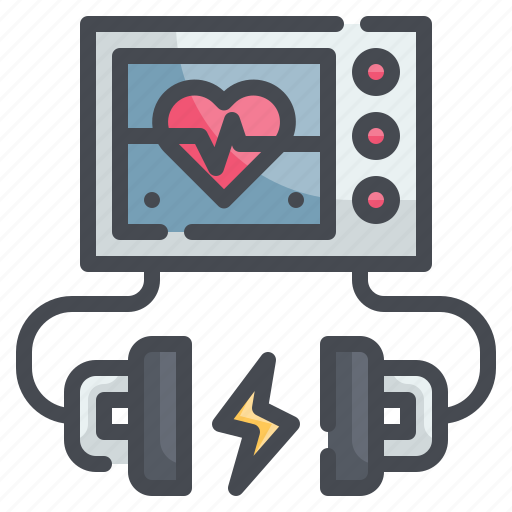 Defibrillator, emergency, heart, medical, cardiac icon - Download on Iconfinder