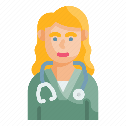 Doctor, gynecologist, surgeon, nurse, woman icon - Download on Iconfinder