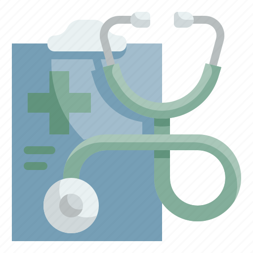 Health, checkup, diagnose, report, stethoscope icon - Download on Iconfinder