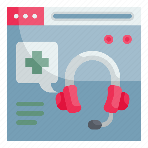Online, service, consulting, support, headphones icon - Download on Iconfinder