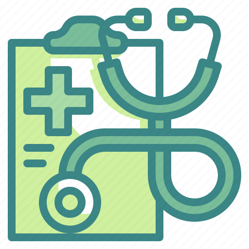 Health, checkup, diagnose, report, stethoscope icon - Download on Iconfinder