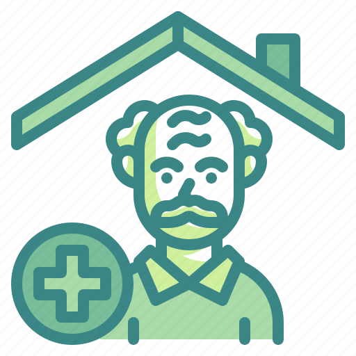 Home, healthcare, nursing, elderly, shelter icon - Download on Iconfinder