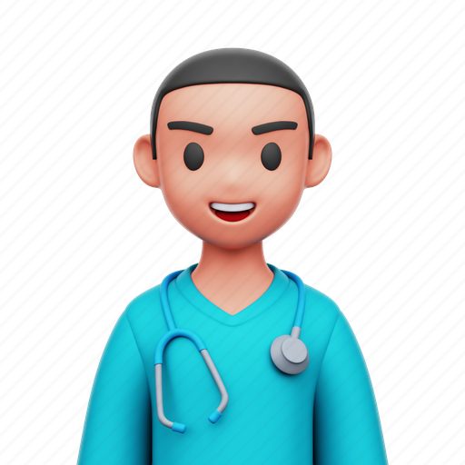 Nurse, doctor, avatar, hospital, medical 3D illustration - Download on Iconfinder