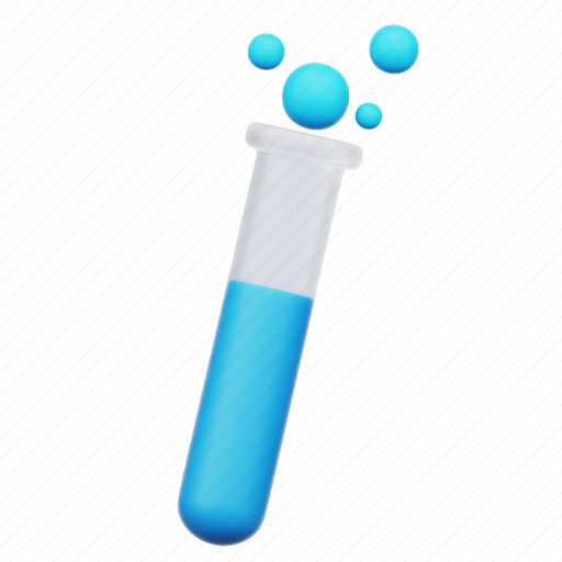 Test, tube, laboratory, science, medical 3D illustration - Download on Iconfinder