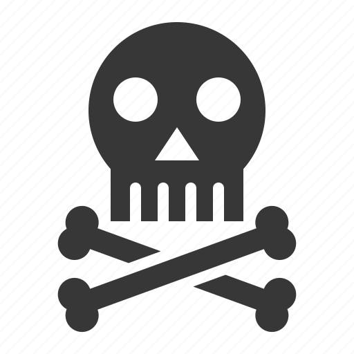 Bone, danger, death, die, hospital, medical, skull icon - Download on Iconfinder