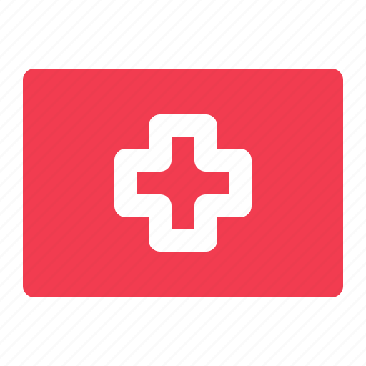 Care, cross, flag, health, hospital, medical, red icon - Download on Iconfinder