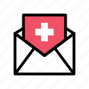 email, health, mail, medical, envelope, healthcare, hospital 