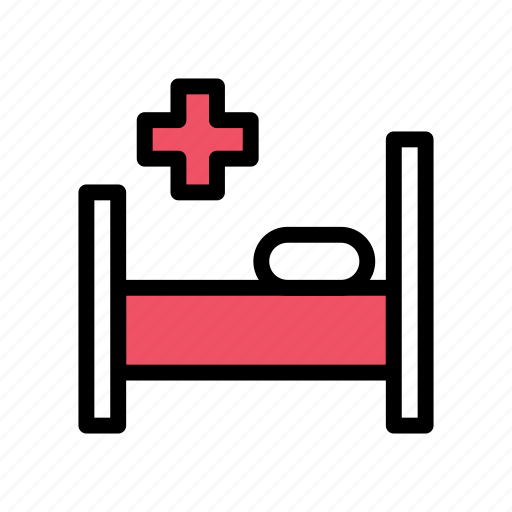 Bed, health, hospital, medical, emergency, healthcare, medicine icon - Download on Iconfinder
