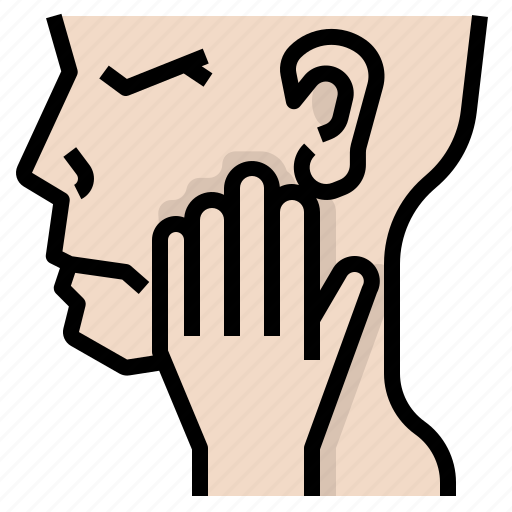 Blocked, ear, earache, infection, pain, toothache icon - Download on Iconfinder