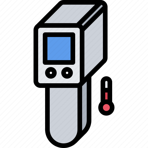 Equipment, infrared, medical, medicine, technology, thermometer icon - Download on Iconfinder