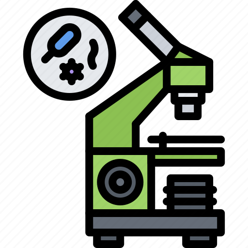 Bacterium, equipment, medical, medicine, microscope, technology icon - Download on Iconfinder