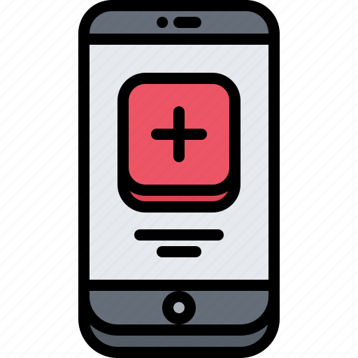 App, application, equipment, medical, medicine, phone, technology icon - Download on Iconfinder