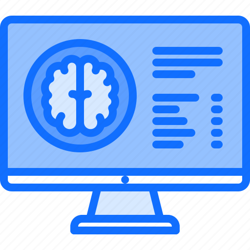 Brain, computer, equipment, medical, medicine, technology, tomography icon - Download on Iconfinder