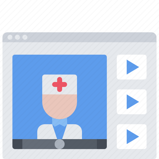 Doctor, equipment, lesson, medical, medicine, technology, video icon - Download on Iconfinder