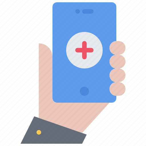 App, equipment, hand, medical, medicine, phone, technology icon - Download on Iconfinder