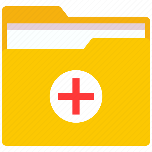 Folder, healthcare, hospital, medical icon - Download on Iconfinder