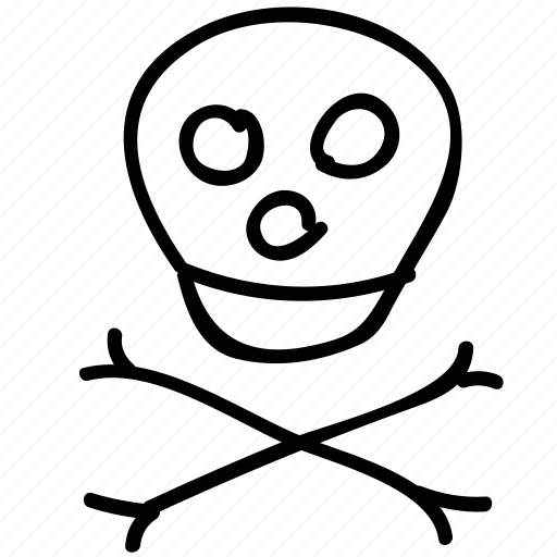 Skull, danger, death, warning icon - Download on Iconfinder