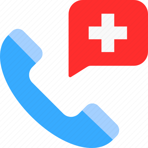 Emergency call, medical, healthcare, hospital, telephone icon - Download on Iconfinder