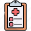 clipboard, medicine, medical, medical report, report, healthcare, treatment 