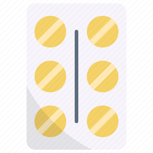 Pill, strips, pill strips, medicine, pills, drugs, treatment icon - Download on Iconfinder