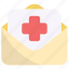 mail, medicine, hospital, report, health, document, healthcare 