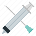 syringe, aid, medicine, prick