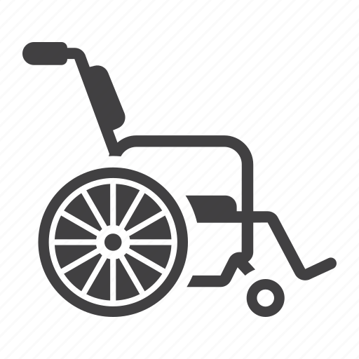 Chair, disabled, handicapped, healthcare, medicine, wheel, wheelchair icon - Download on Iconfinder