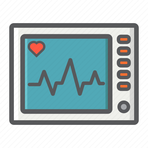 Cardiology, ecg, ekg, healthcare, heartbeat, machine, medicine icon - Download on Iconfinder