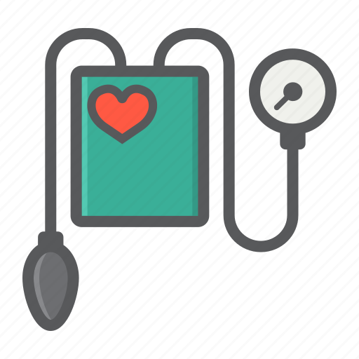 Blood, diagnosis, healthcare, hypertension, medicine, pressure, tonometer icon - Download on Iconfinder