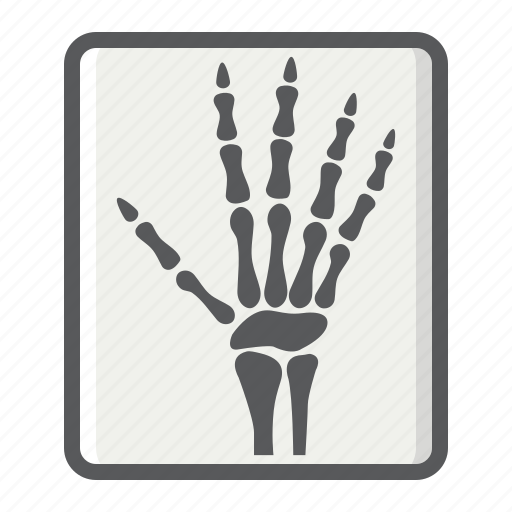 Bone, hand, medicine, radiology, ray, x, xray icon - Download on Iconfinder