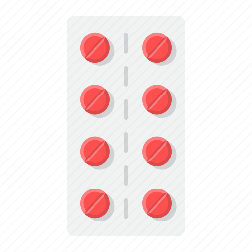 Aspirin, healthcare, medical, medicine, pharmacy, pills, strip icon - Download on Iconfinder