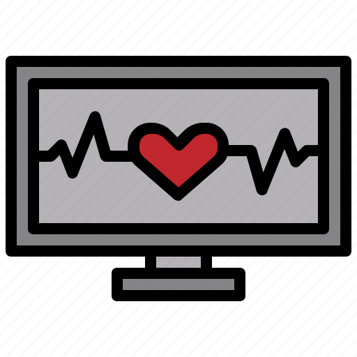 Cardiogram, electrocardiogram, heart, medical, pulse icon - Download on Iconfinder