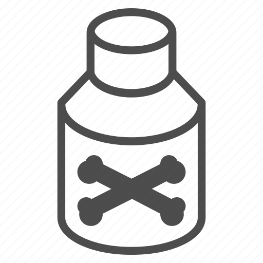 Phial, caution, danger, death, poison vial, toxic, tube icon - Download on Iconfinder