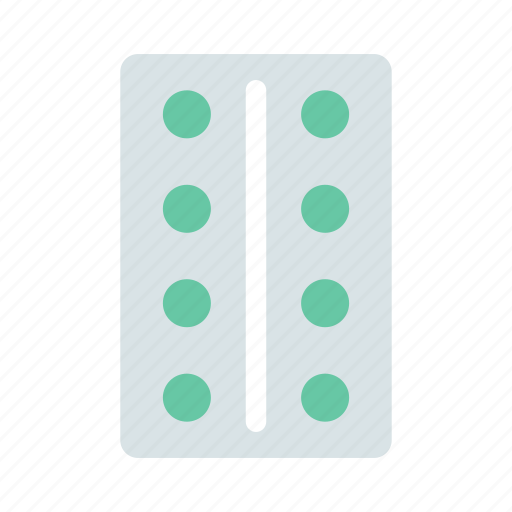 Color, drugs, medical pills, medicine, medicines strip, pills strip, tablet icon - Download on Iconfinder