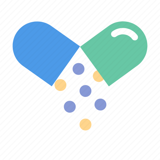 Capsule, color, drug, medical pill, medication, medicine icon - Download on Iconfinder