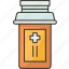 pill, bottle, medication, drug, prescription 