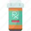 prescription, bottle, medication, drug, pharmacy 