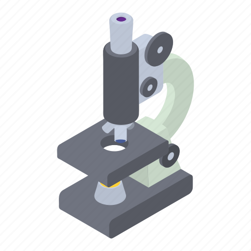 Analyzing, bacterium, biology, cartoon, chemistry, isometric, microscope icon - Download on Iconfinder