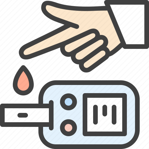 Blood checker, blood test, diabetes, glucometer, glucose meter, sugar test icon - Download on Iconfinder