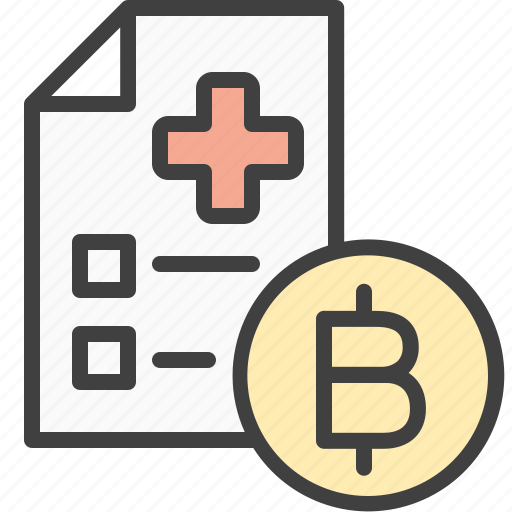 Bitcoin, invoice, medical services, paid, payment icon - Download on Iconfinder