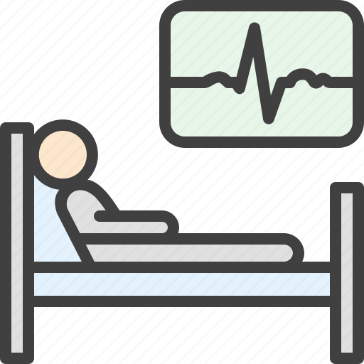 Bed, hospital, intensive, medical, resuscitation icon - Download on Iconfinder