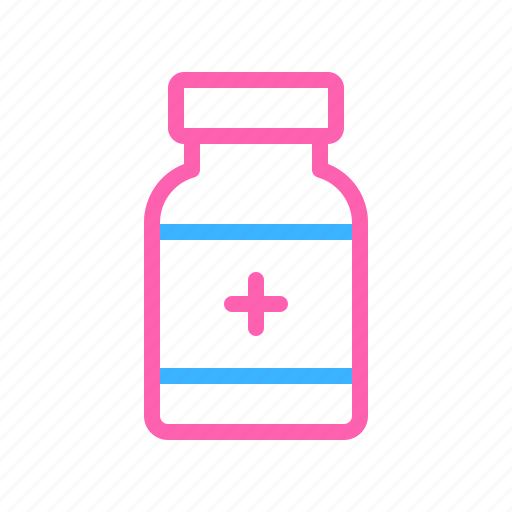 Bottle, drug, medicine, pharmaceutical, pharmacy, pill, vitamin icon - Download on Iconfinder