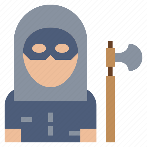 Assasin, axe, death, executioner, medieval, penalty, weapon icon - Download on Iconfinder